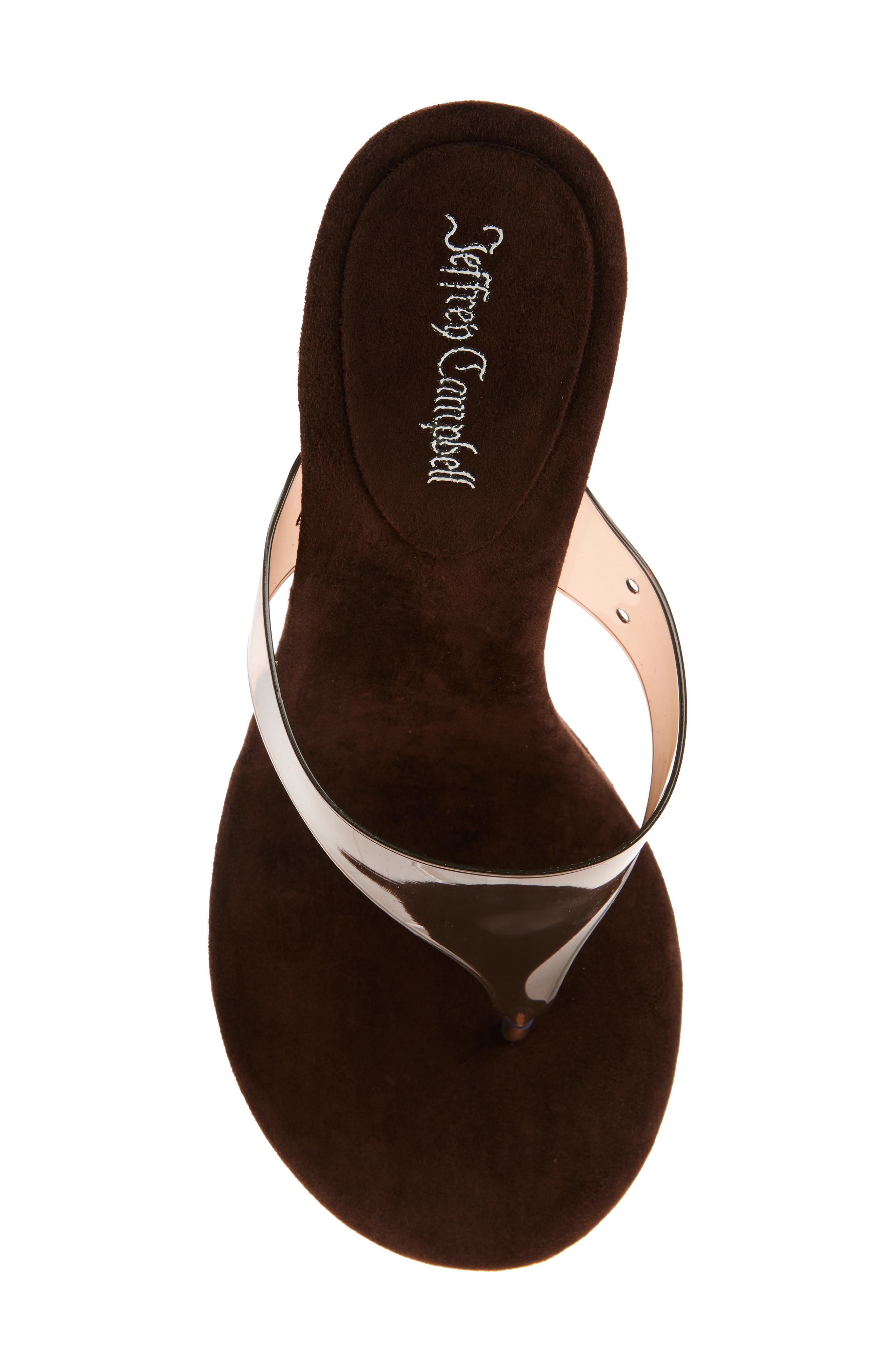 Jeffrey Campbell Persistent Wedge Slide Sandal, Alternate, color, Brown Suede Combo