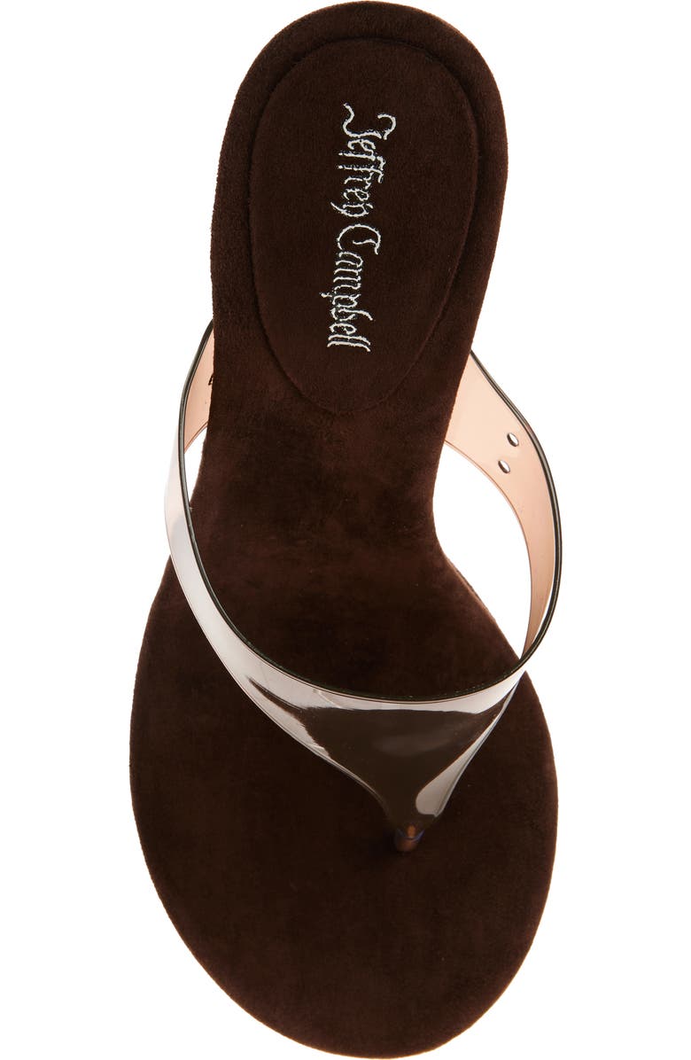 Jeffrey Campbell Persistent Wedge Slide Sandal, Alternate, color, Brown Suede Combo