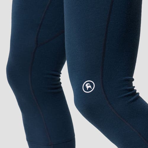 Backcountry Cedars Rws Merino Mid-wt Baselayer 3/4 Bottom In Blue