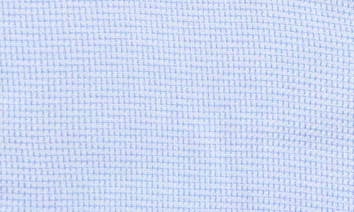 David Donahue Trim Fit Micro Geometric Print Dress Shirt In Blue
