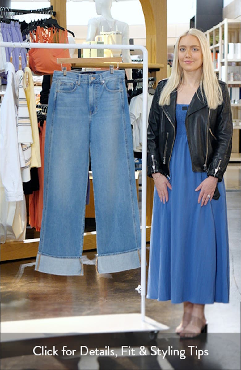Taylor High Waist Wide Leg Jeans, sales video thumbnail