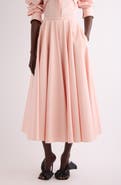 Givenchy Cotton Poplin Circle Midi Skirt