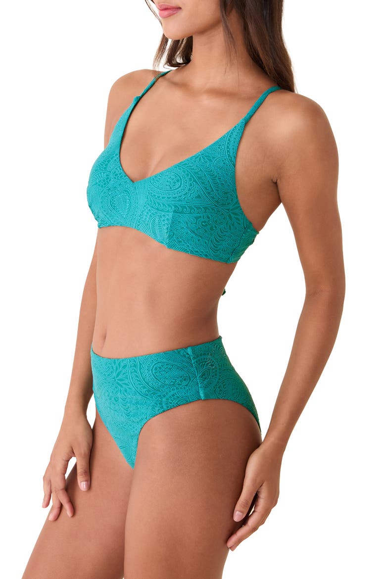 The '90s High Waist Bikini Bottoms, Alternate, color, OASIS