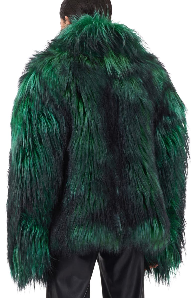 GORSKI Collared Goat Jacket, Alternate, color, Green