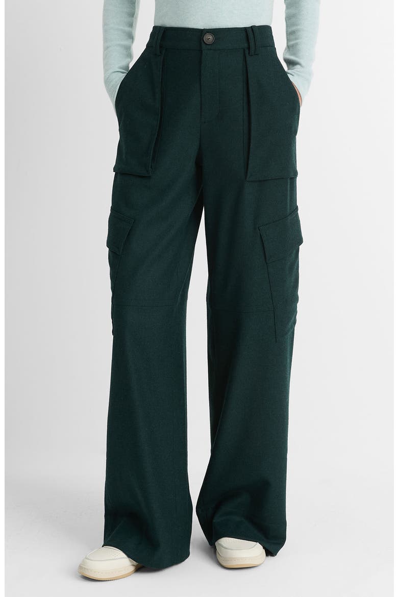 Raver Flannel Cargo Pants, Main, color, SEA ONYX