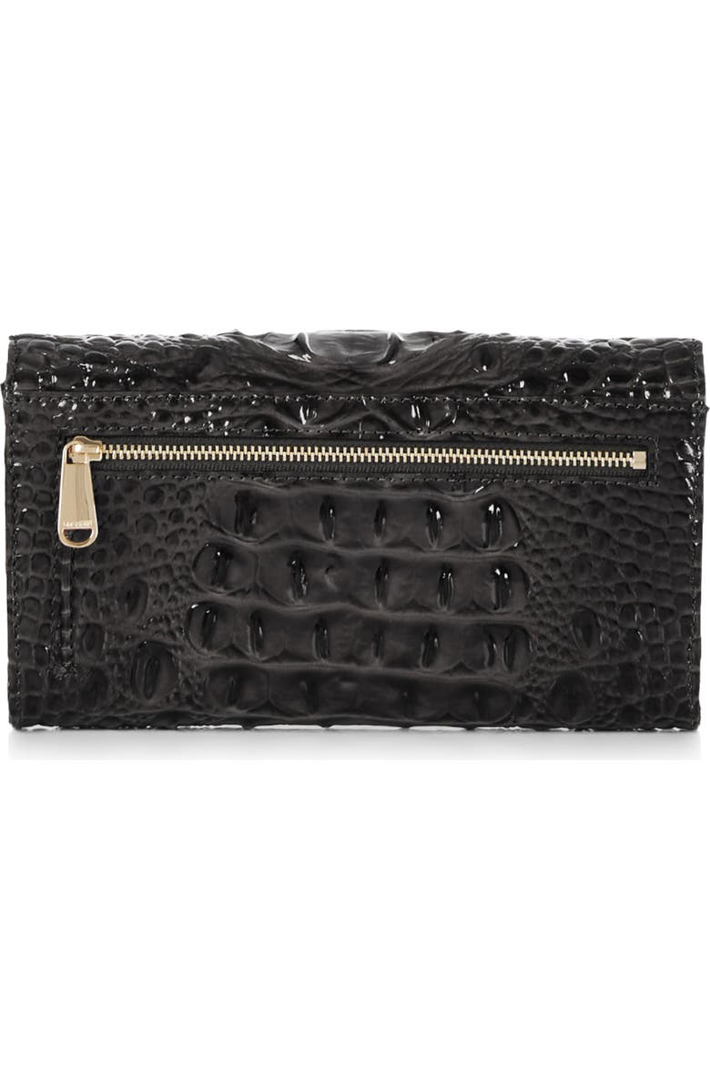 Brahmin Polina Croc Embossed Leather Crossbody Bag, Alternate, color,