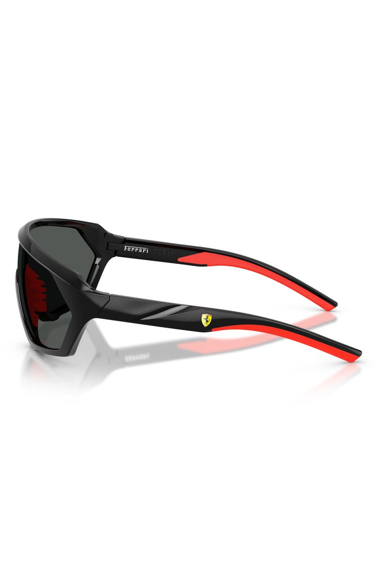 Scuderia Ferrari 36mm Pillow Sunglasses, Alternate, color, Black