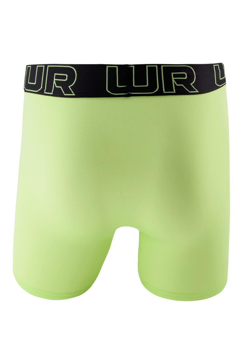 Kids' Assorted 3-Pack UA Performance Tech™ Mesh Boxer Briefs, Alternate, color, LUMOS LIME