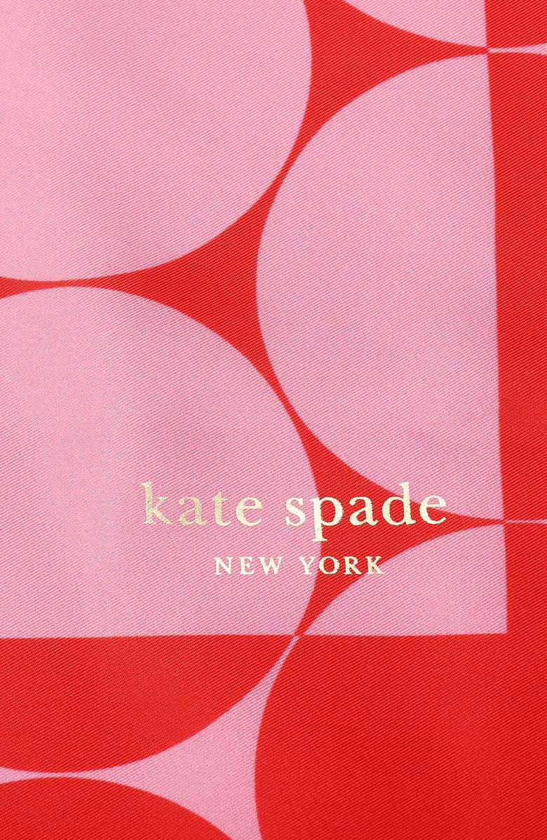 Kate Spade New York seasonless dot silk bandana, Alternate, color,