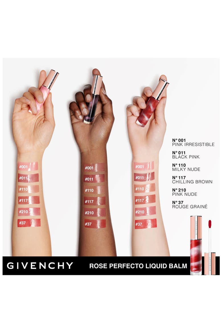 Rose Perfecto Liquid Lip Balm, Alternate, color, 110 MIKLY NUDE