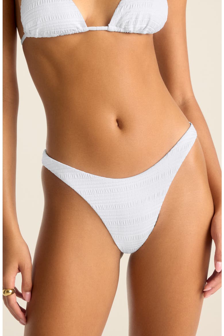 California High Leg Bikini Bottoms, Main, color, WHITE