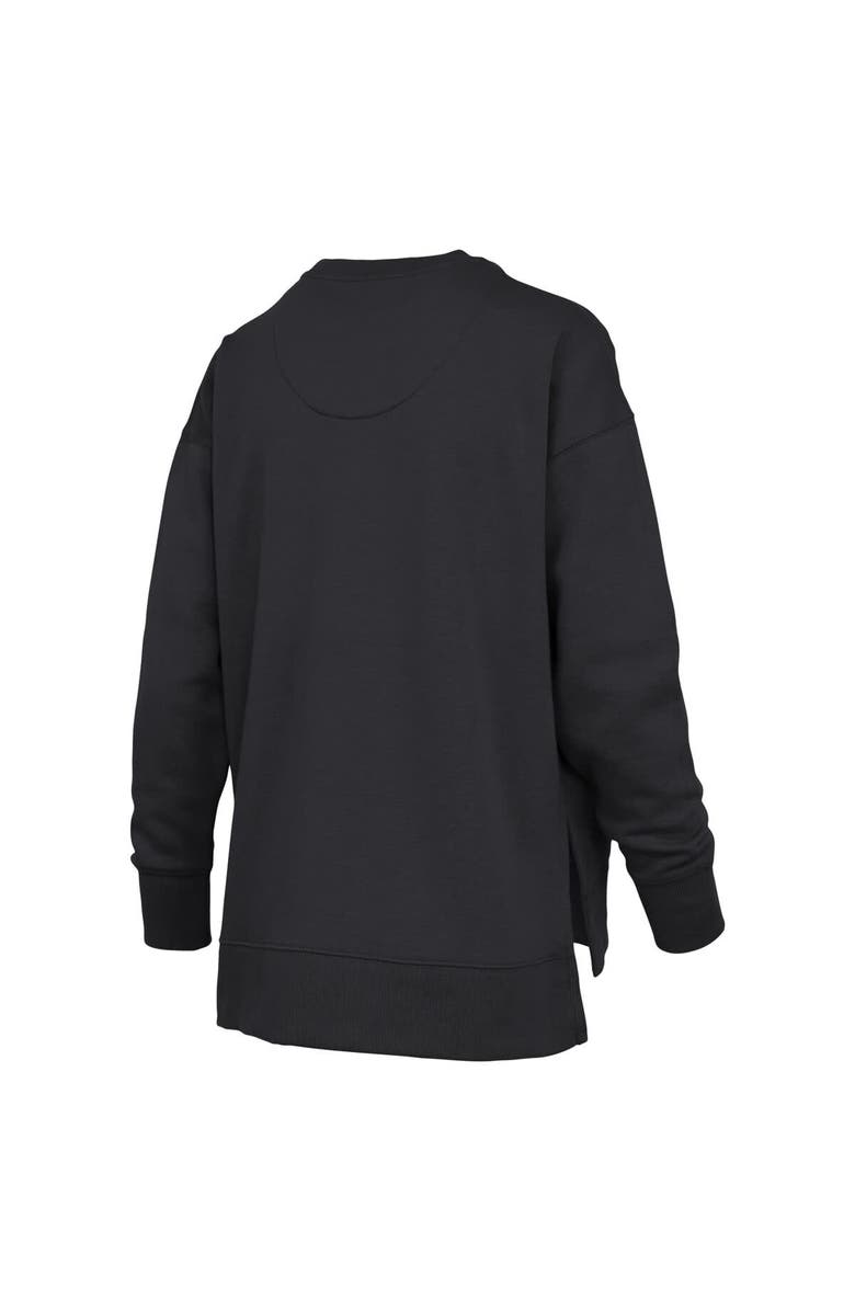 PRESSBOX Women's Pressbox Black Army Black Knights Bonanza Chenille Harper Script Sweatshirt, Alternate, color, Black