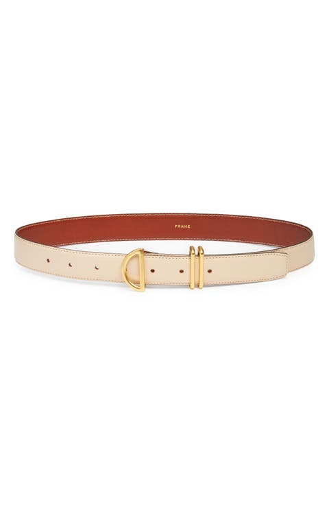 Crescent Leather Belt