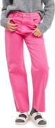 English Factory Color Wash Wide Leg Jeans