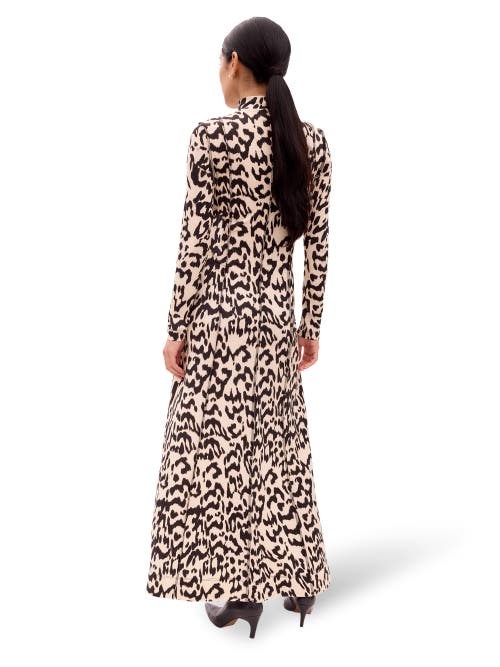 Ro&zo Printed Jersey Maxi Dress In Multi