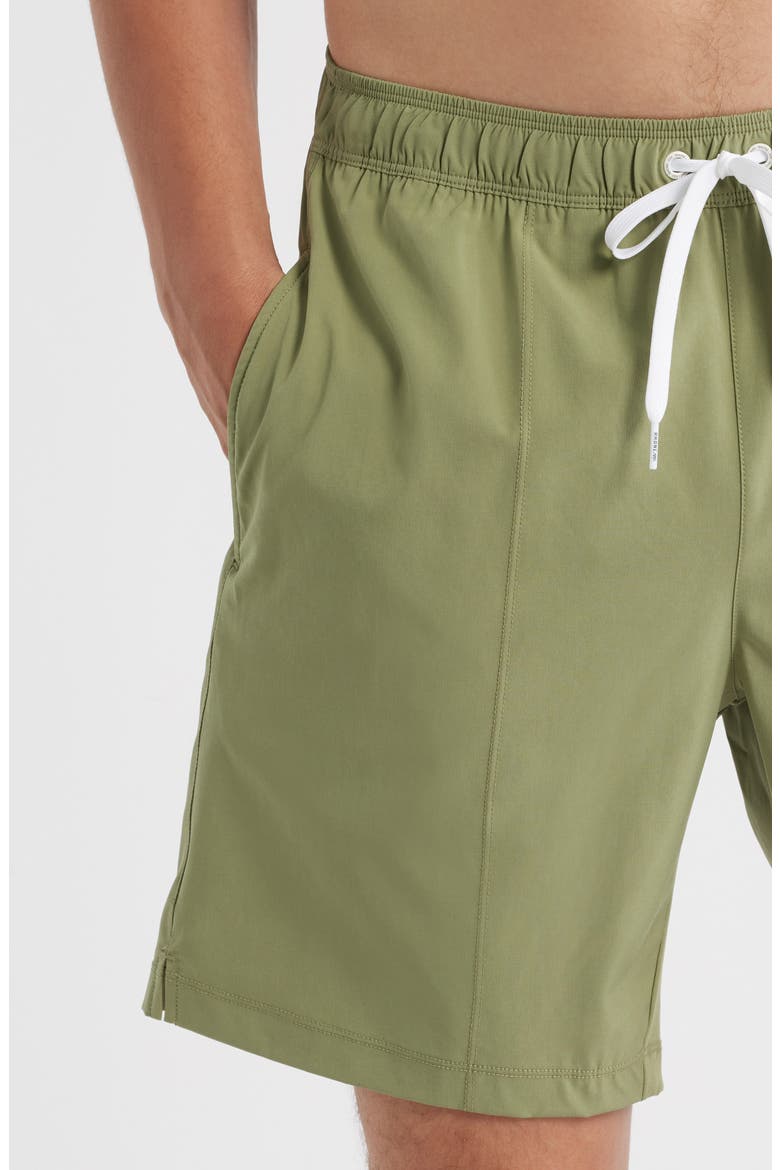 R&R 7.5-Inch Swim Trunks, Alternate, color, GREEN SAGE