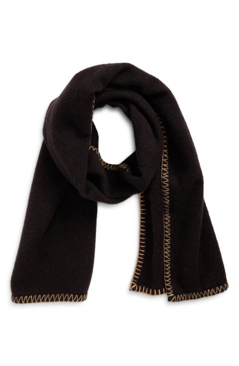 Whipstitch Merino Wool Scarf