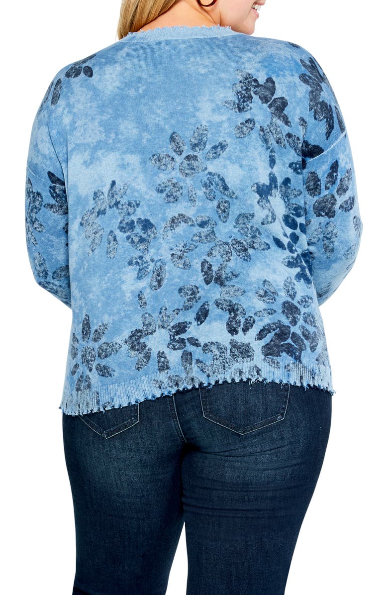 NIC+ZOE Horizon Petal Pattern Sweater, Alternate, color,