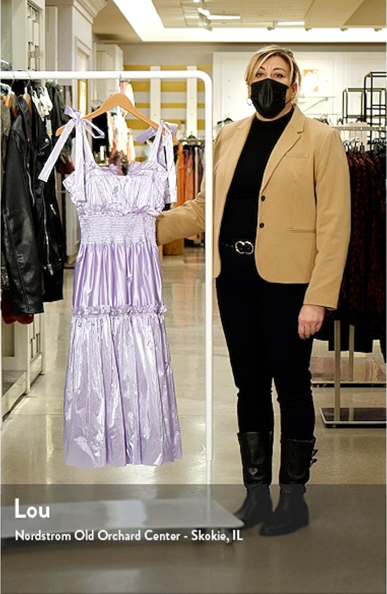 Smocked Tie Strap Dress, sales video thumbnail