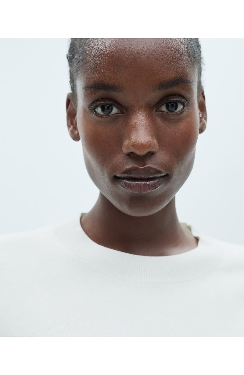 MANGO Colorblock Sweater, Alternate, color, 