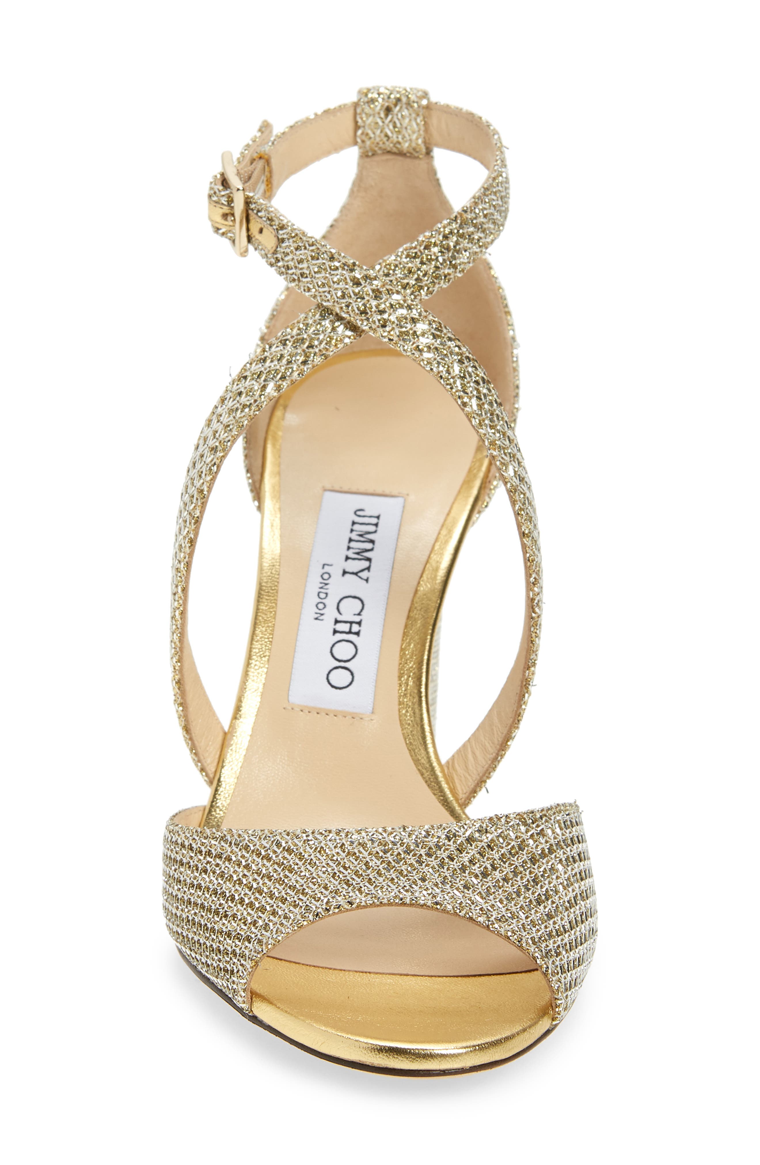 Carrie Shimmer Sandal (Nordstrom Exclusive), Alternate, color, CHAMPAGNE