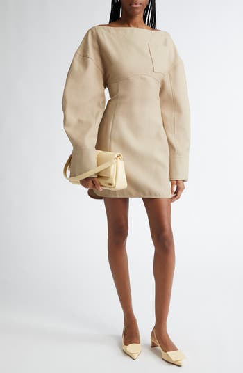 【関税＆送料込み】Jacquemus 'La Robe Chemise Casaco' Dress Jacquemus La Robe Chemise Casaco cotton minidress Jacquemus