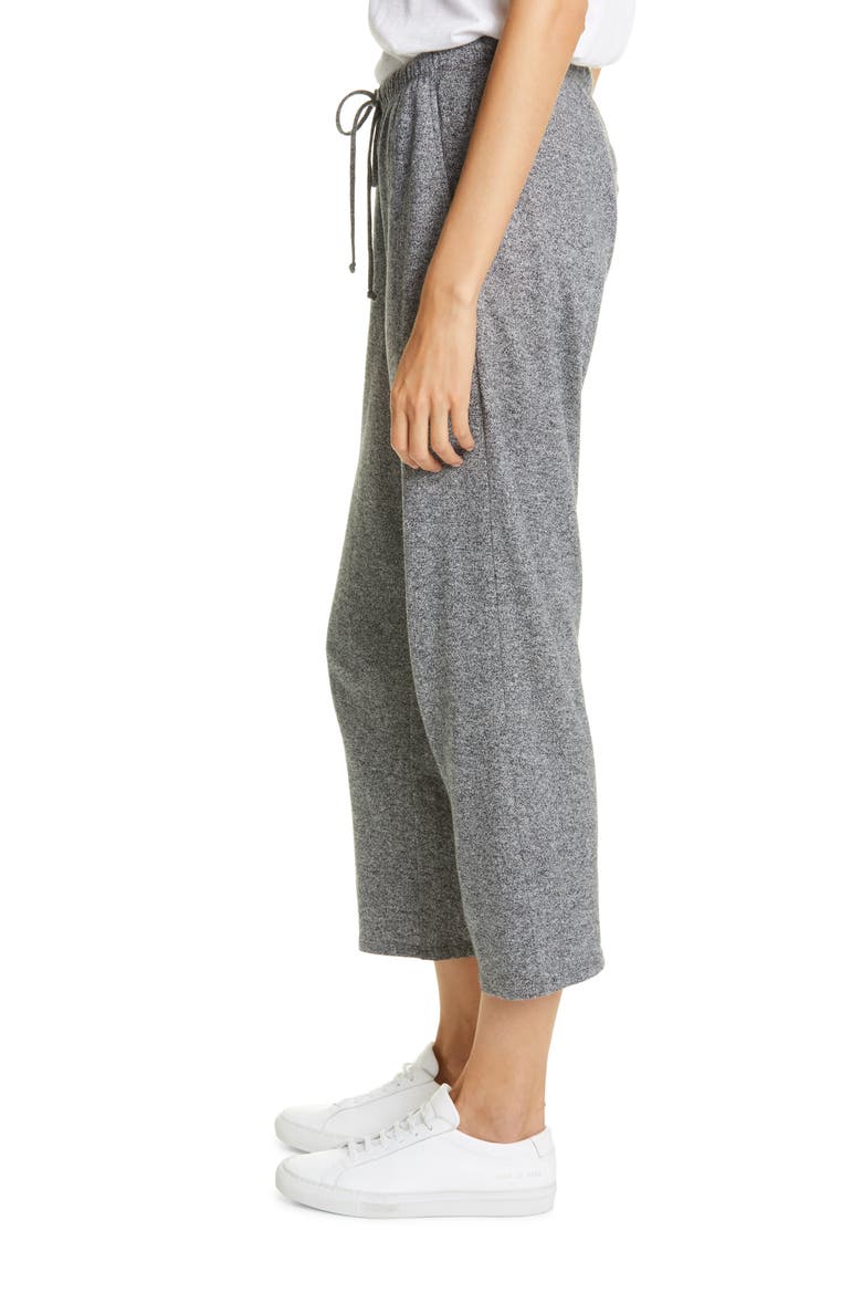 Slouchy Crop Pants, Alternate, color, ASH