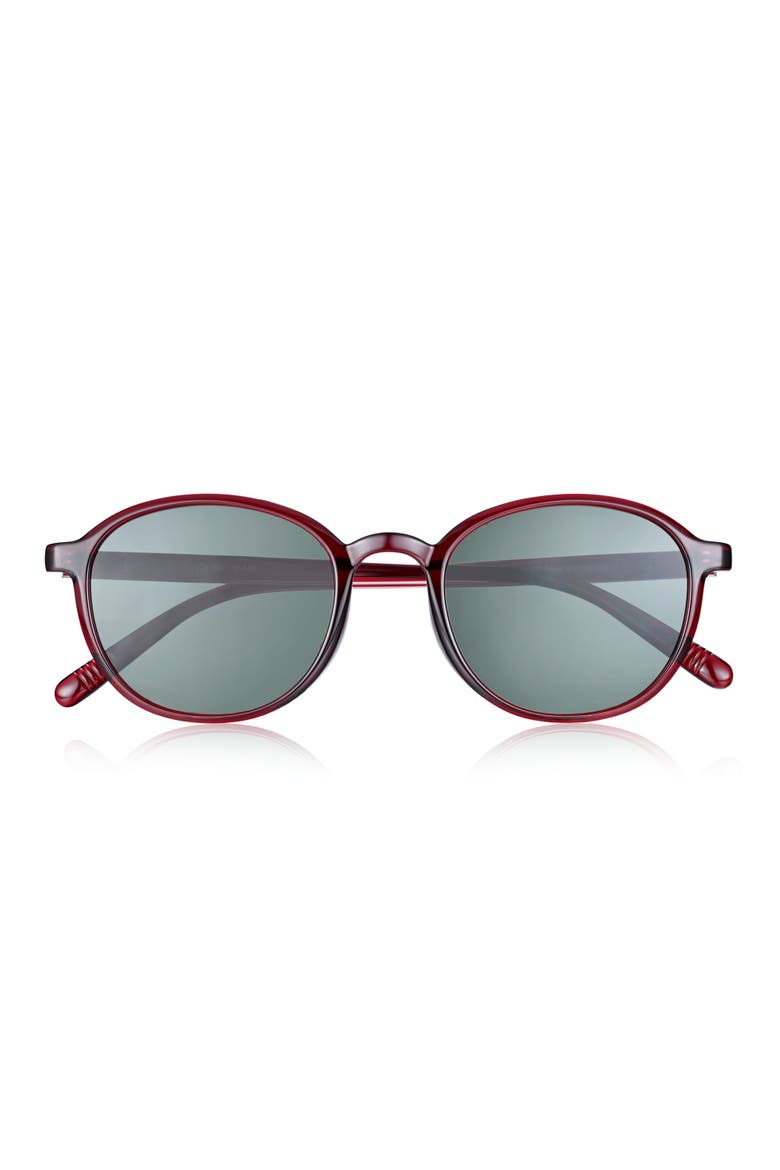 Paris Ladies Polarized Sunglasses, Alternate, color, Red/Grey