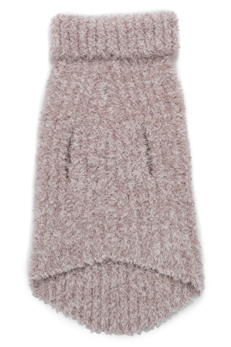 CozyChic™ Ribbed Dog Sweater, Alternate, color, VINTAGE ROSE/BALLET PINK