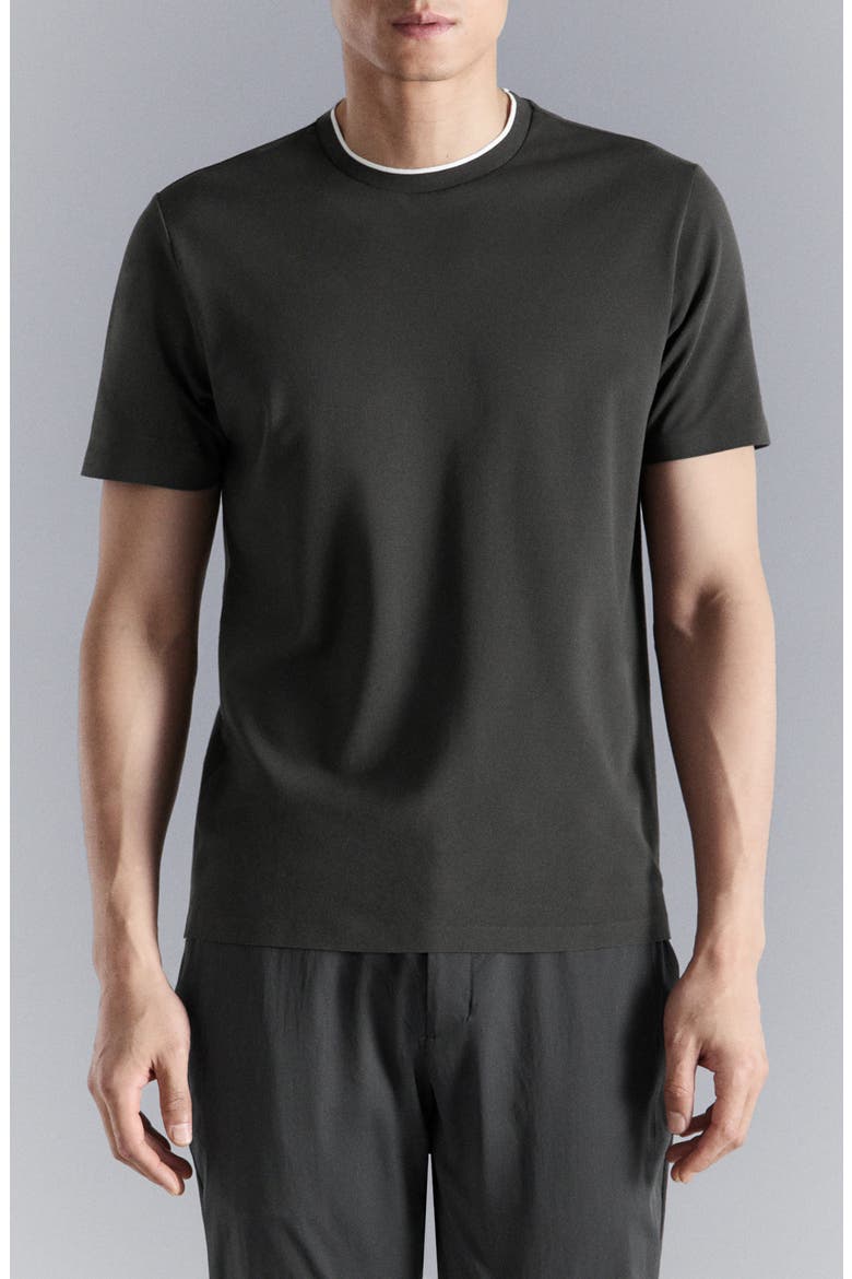 Slim Fit Comfort Stretch T-Shirt, Main, color, DARK GREY
