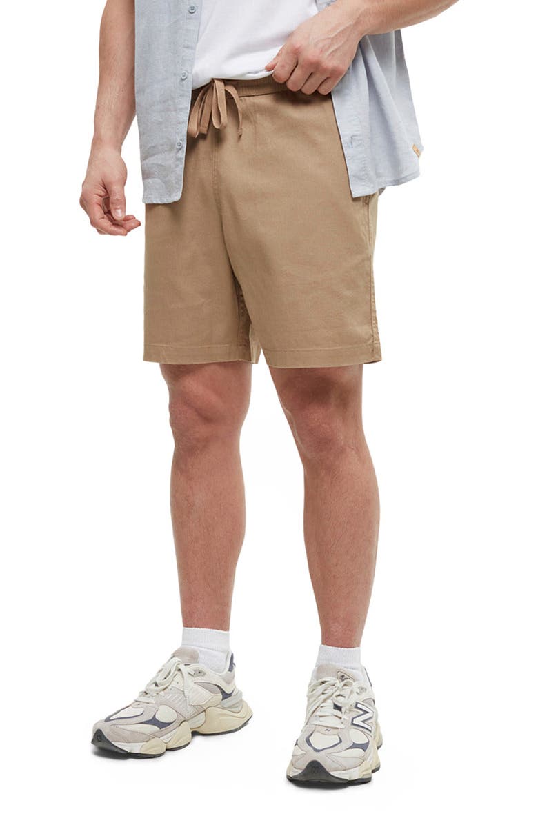 tentree Reynolds Short, Alternate, color, Khaki