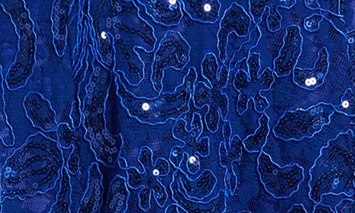 TAHARI ASL TAHARI ASL BEADED SEQUIN LONG SLEEVE GOWN