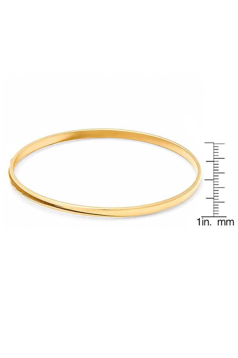 Set of 7 18k Gold Plated Bangle Bracelets, Alternate, color, GOLD