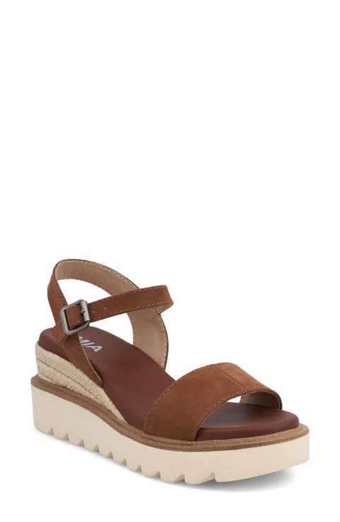 Ophida Ankle Strap Platform Wedge Sandal (Women)