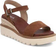 MIA Ophida Ankle Strap Platform Wedge Sandal