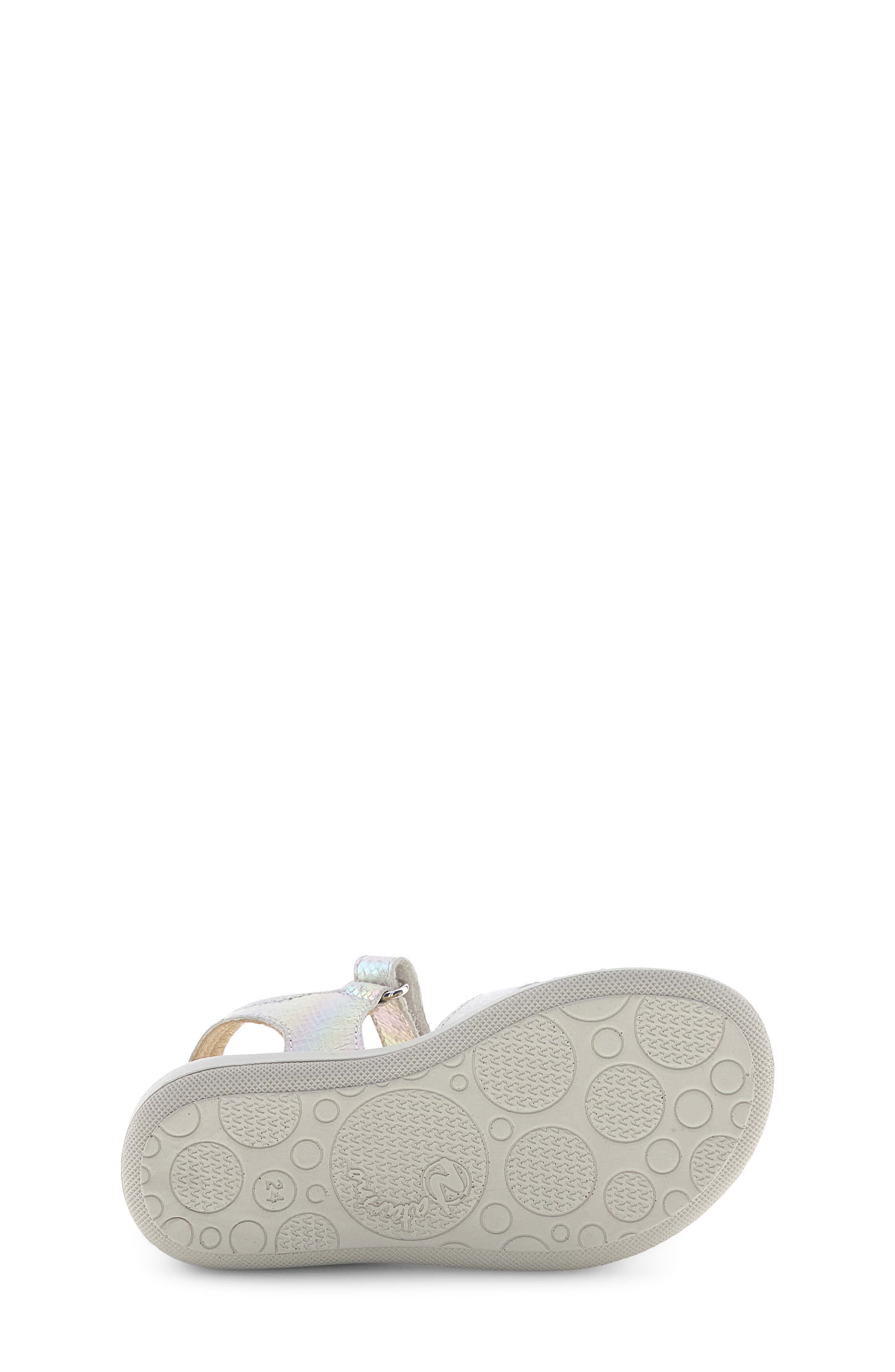 Naturino Brahma Appliqué Sandal, Alternate, color, White