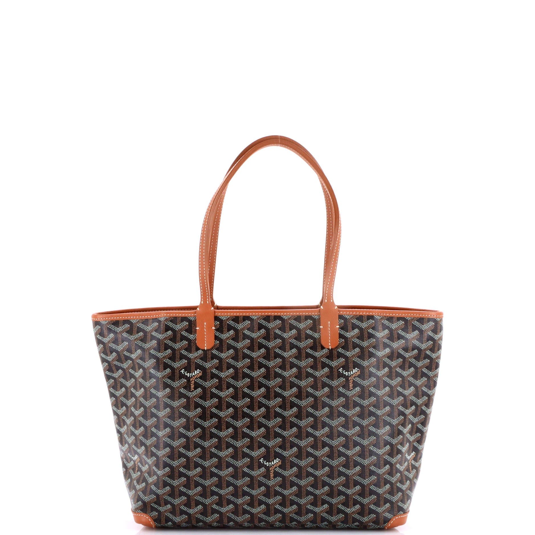 Pre-Owned Goyard Artois Tote Printed Coated Canvas PM, Alternate, color, Brown