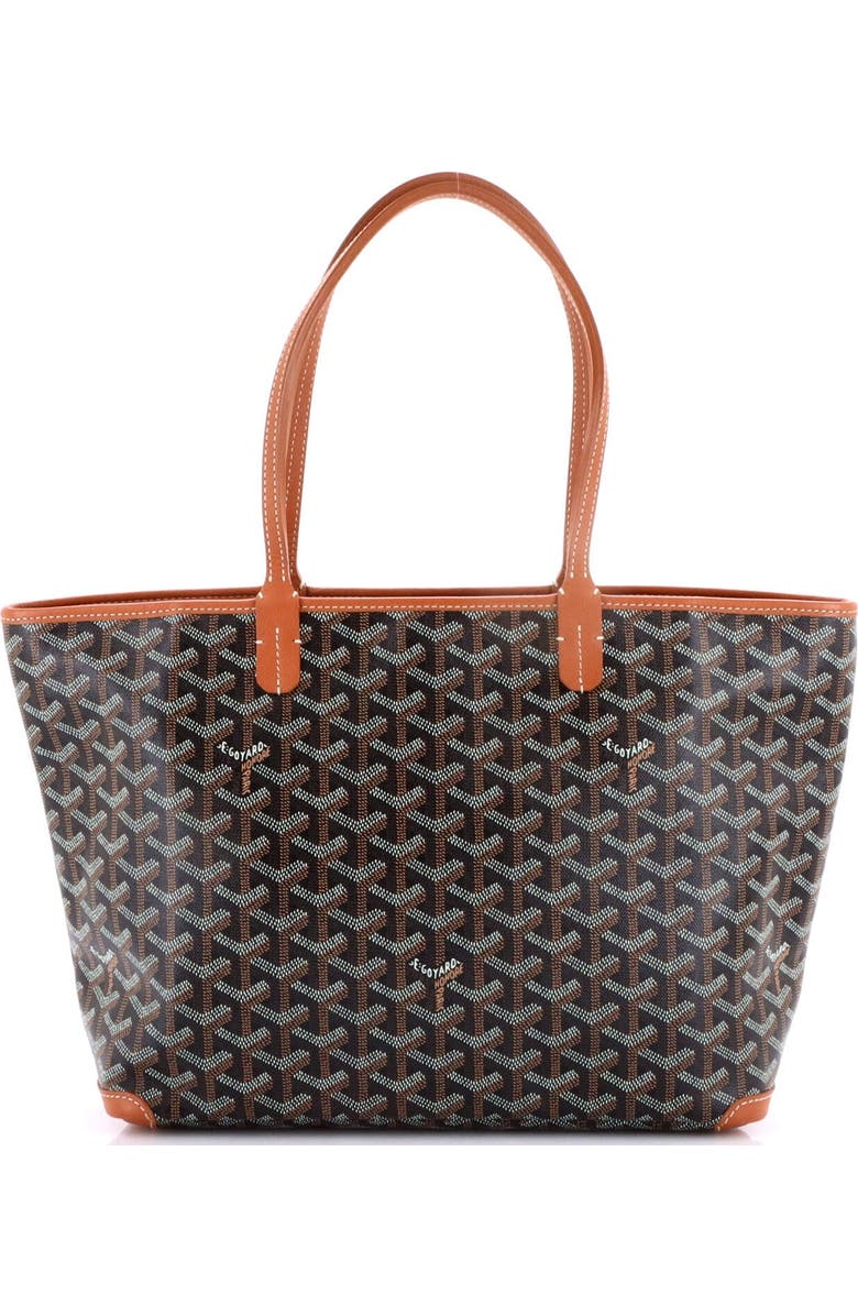 Pre-Owned Goyard Artois Tote Printed Coated Canvas PM, Alternate, color, Brown