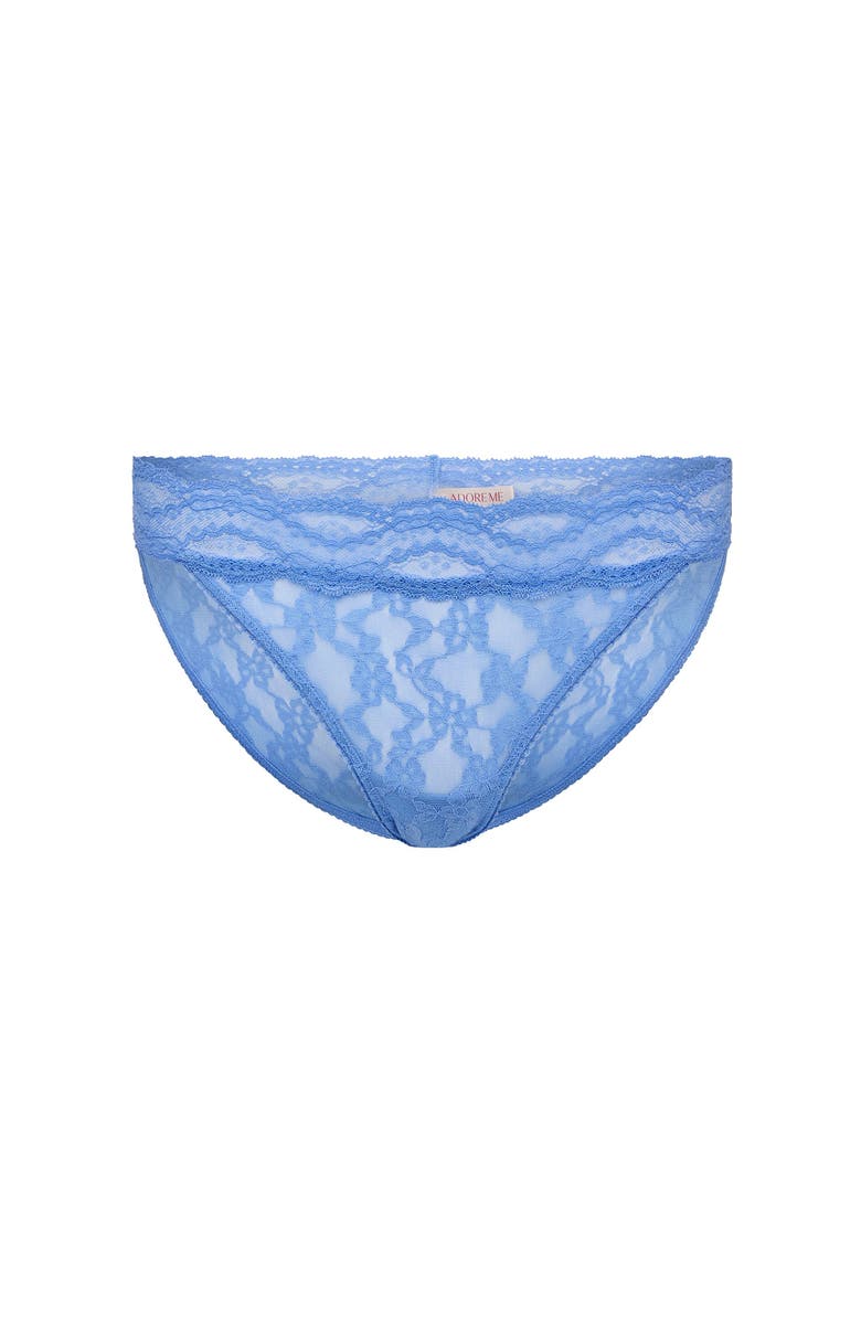 Adore Me Maud Bikini Panties, Alternate, color, Medium Blue