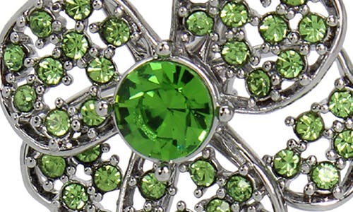 KURT GEIGER KURT GEIGER LONDON CRYSTAL FLOWER DROP EARRINGS 