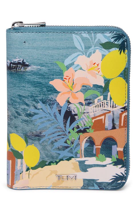 Belden Zip Around Leather Passport Case