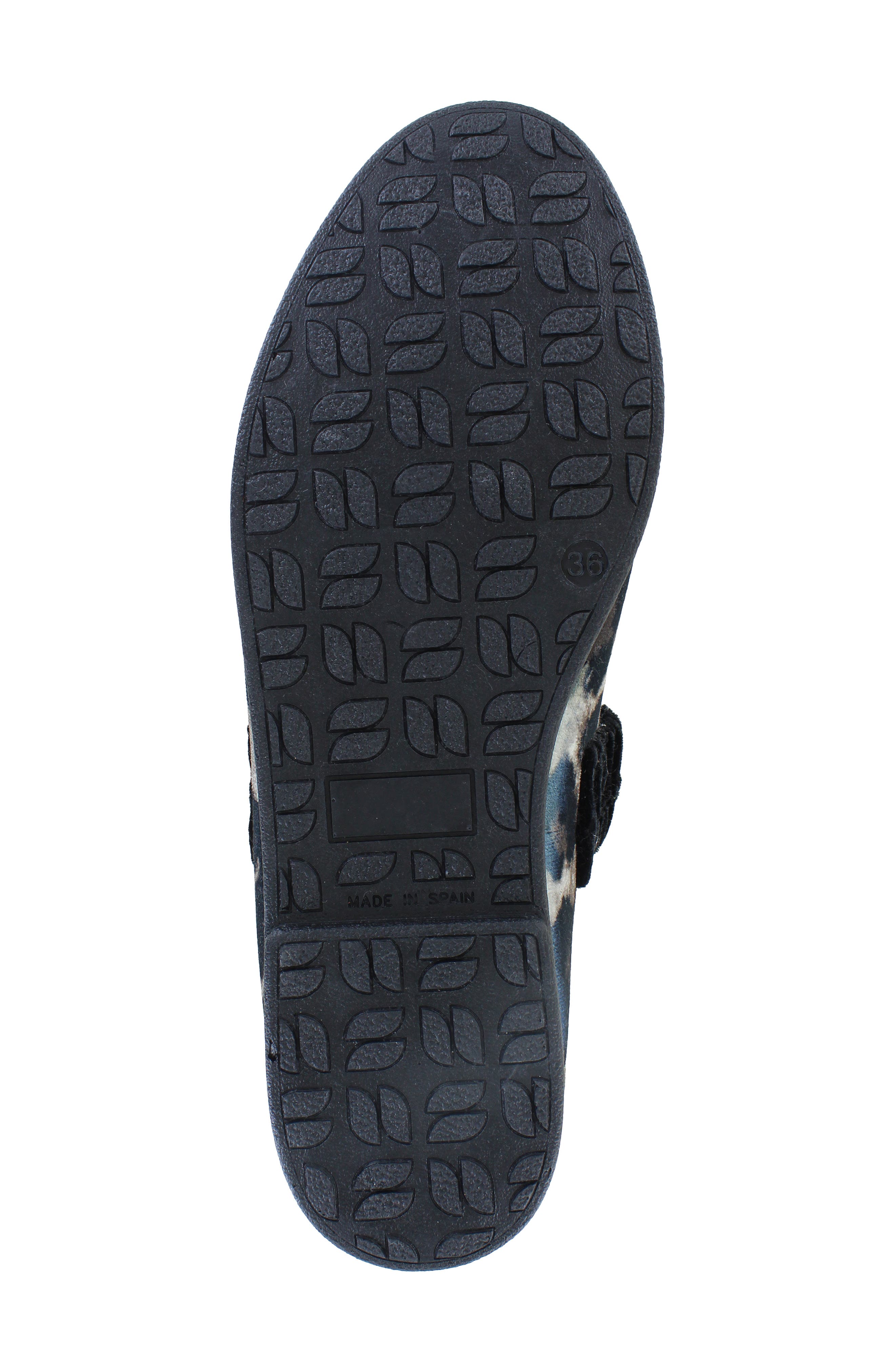 Print Mary Jane Flat, Alternate, color, LEOPARD FABRIC