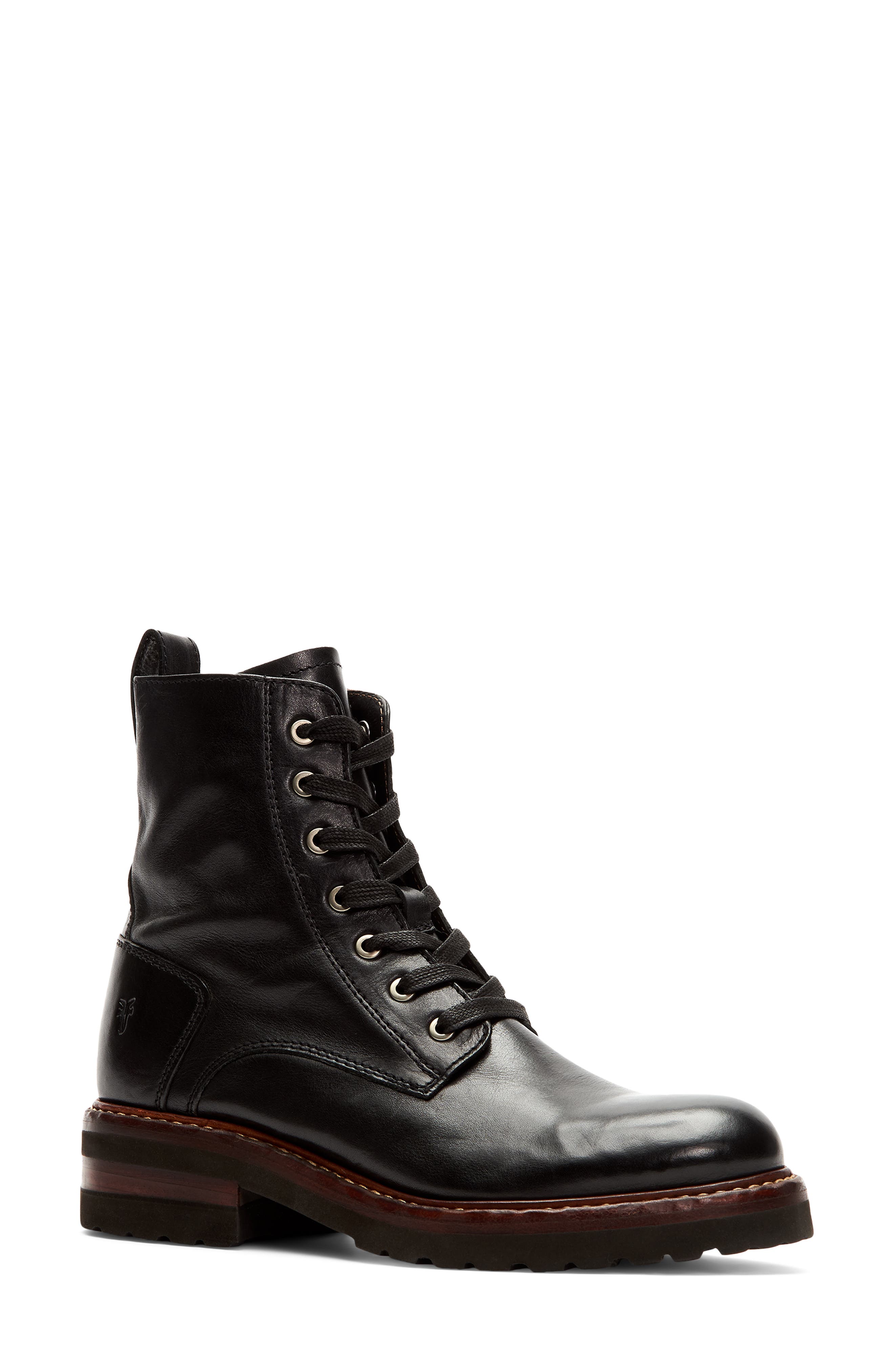 Frye Ella Lace-Up Boot, Main, color, 