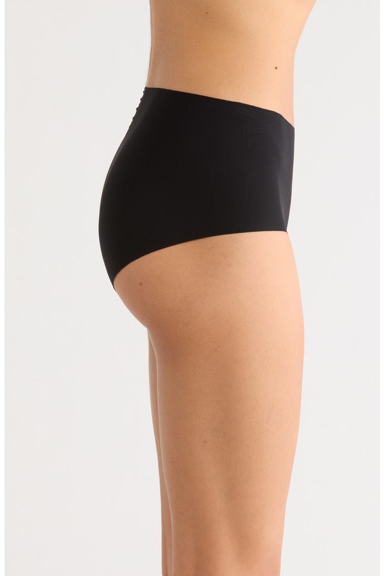 Invisible Edge Briefs, Alternate, color, BLACK