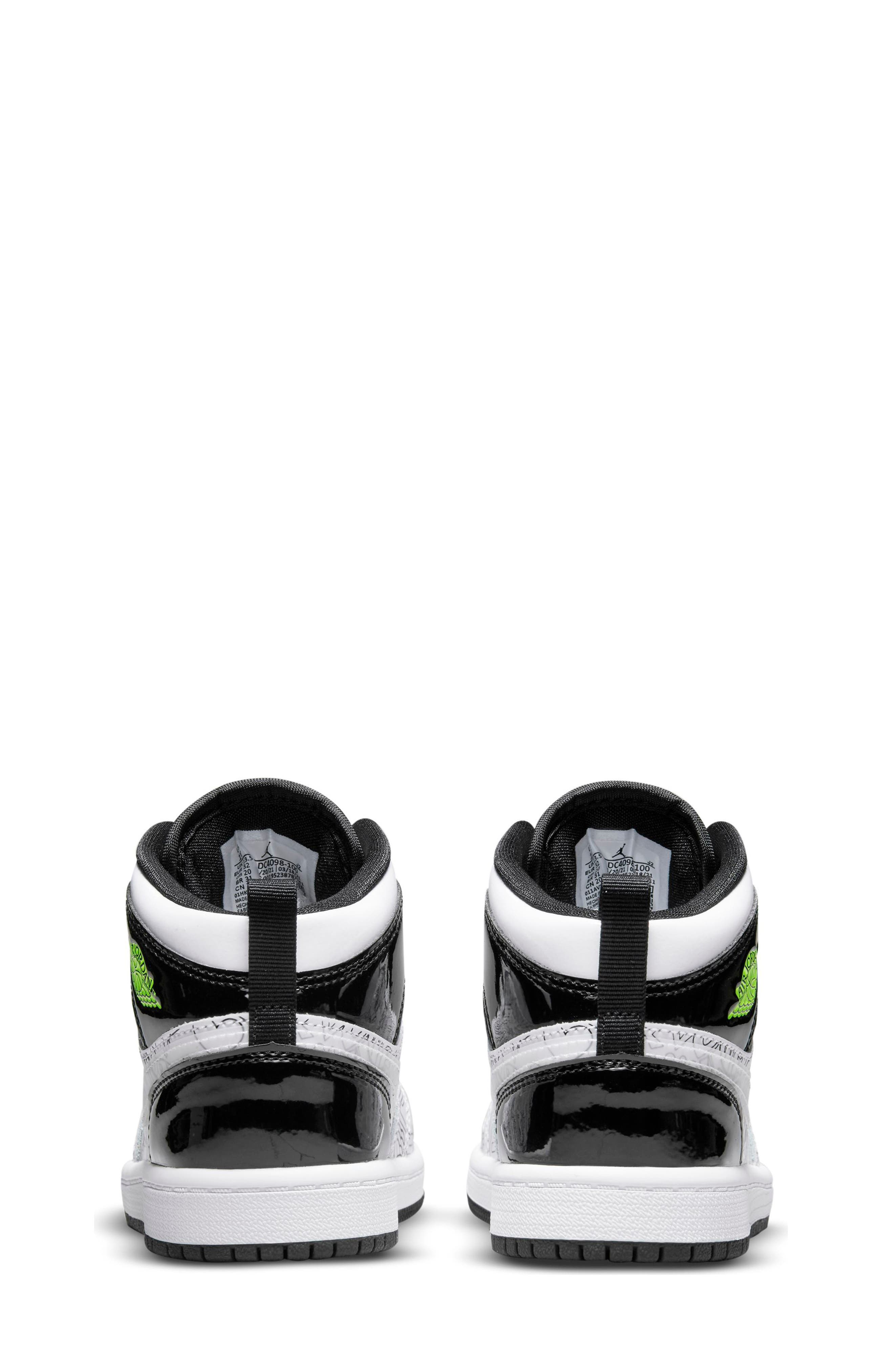 Nike Jordan 1 Mid DIY Basketball Sneaker, Alternate, color, 