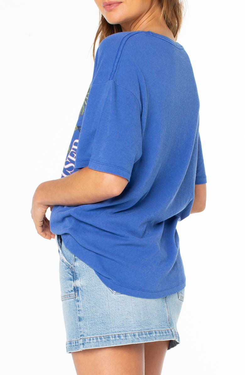 Roxy In Bloom Oversize Graphic T-Shirt, Alternate, color, Surf The Web