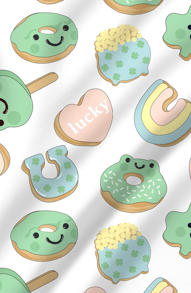 BUTTERBLU Scout Organic Cotton Footie, Alternate, color, Feelin' Lucky