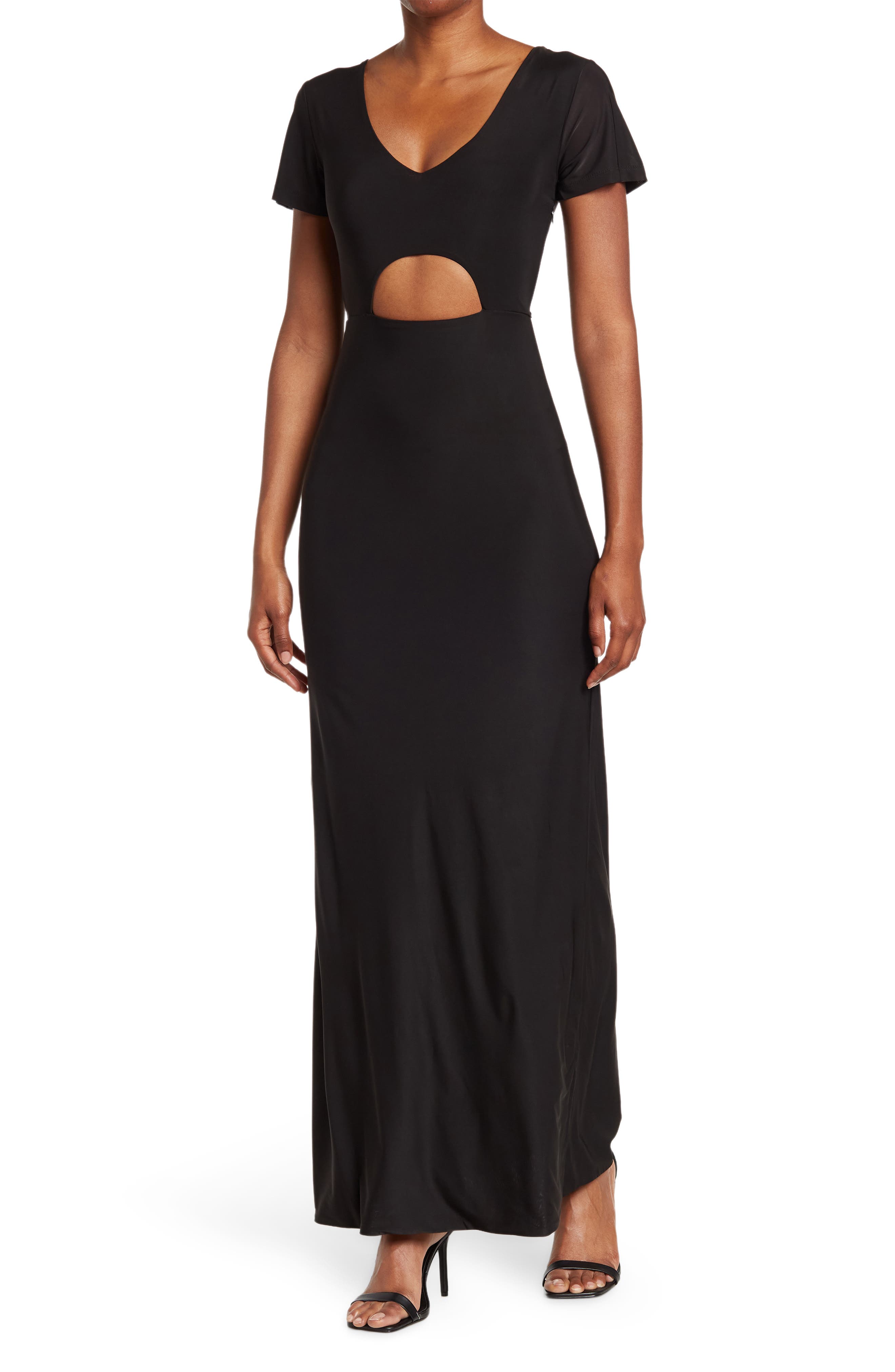 Love By Design Anjelina Slinky Cutout Maxi Dress