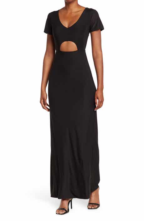 Love By Design Anjelina Slinky Cutout Maxi Dress