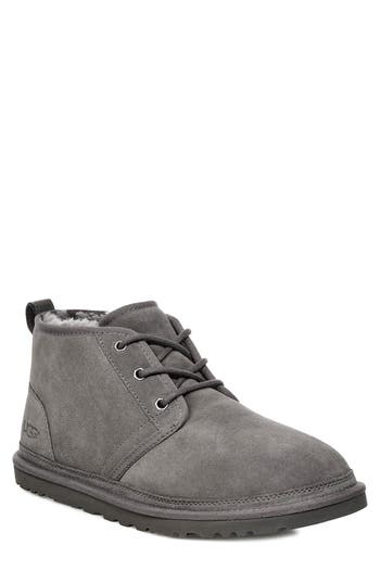 Ugg Neumel Chukka Boot In Charcoal Suede
